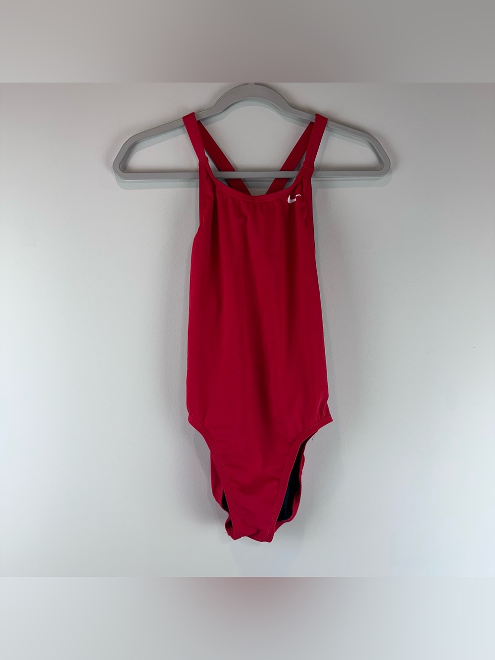 Nike Women's Red One-Piece Swimsuit